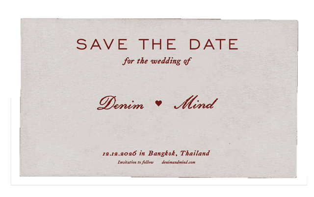 Save the Date - Denim & Mind